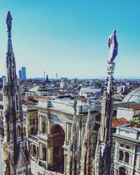 Low angle view of cityscape