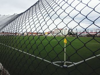 Close-up of chainlink fence