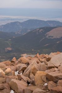 Scenic view of mountains