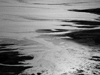 Close-up of sand on beach