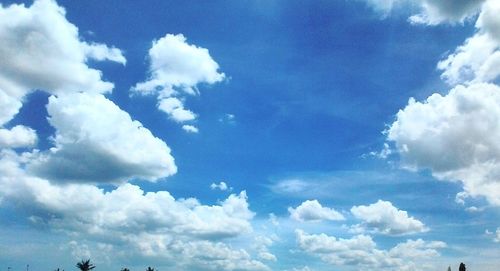 Low angle view of clouds in sky