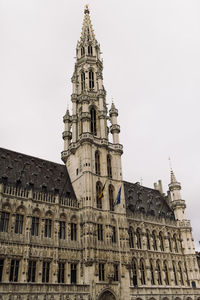 Low angle view of a clock tower