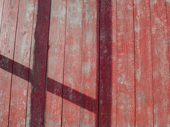 Full frame shot of wooden wall