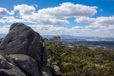 View from granite skywalk, castle rock, western australia