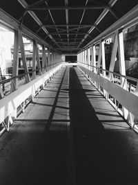 View of elevated walkway