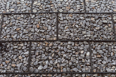 Full frame shot of stone wall