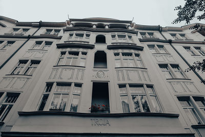 Low angle view of building against sky