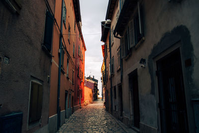 Alley amidst buildings