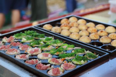 Close-up of vegetables in container