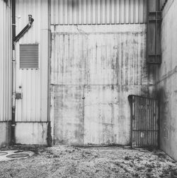 Interior of abandoned warehouse