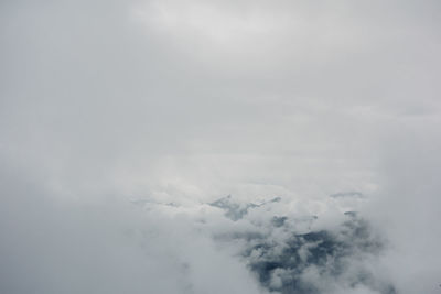 Low angle view of clouds in sky