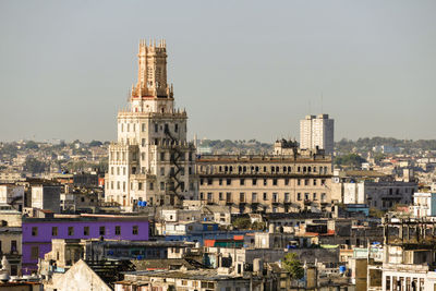 View of havana from a balcony of the havana hotel havana cuba 02/04/2018