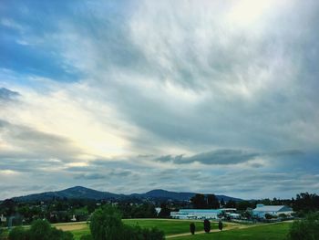 Scenic view of landscape against sky