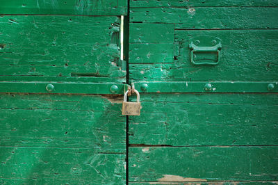 Full frame shot of closed door