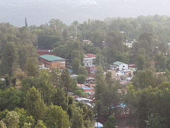 View of residential buildings