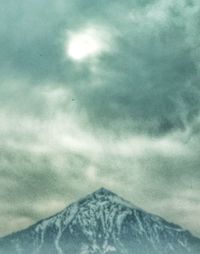 Low angle view of cloudy sky