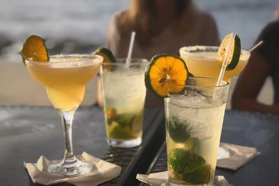 Close-up of drink on table