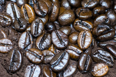 Full frame shot of coffee beans