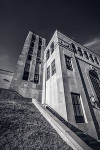 Low angle view of building against sky