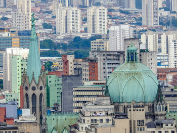 Sao paulo cathedral in city