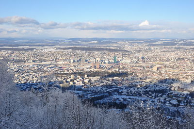 Aerial view of cityscape