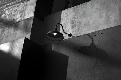Close-up of electric lamp