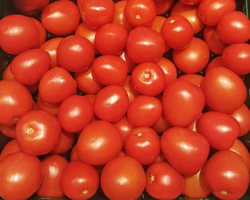 Close-up of tomatoes for sale in market