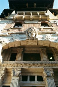 Low angle view of old building