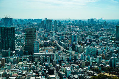 Aerial view of cityscape