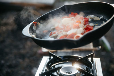 Close-up of food in container