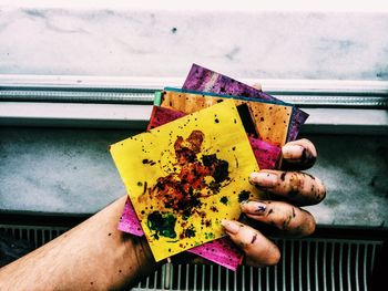 Close-up of cropped object