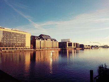 River with buildings in background