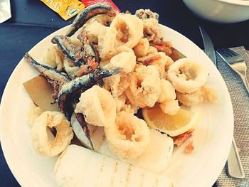 Close-up of food in plate