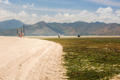 Scenic view of landscape against sky