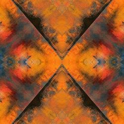 Full frame shot of orange ceiling