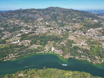 Aerial view of landscape