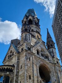 Low angle view of building against sky