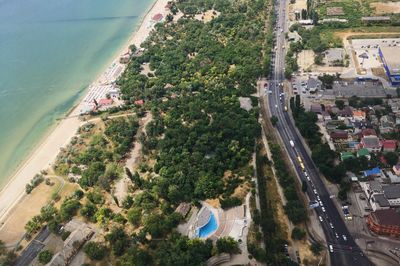 Odessa city from a bird's eye view