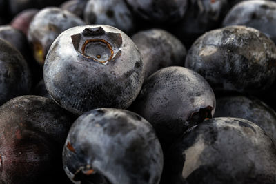 Full frame shot of blueberries