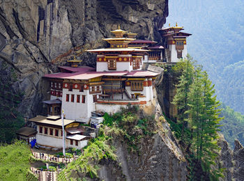 View of temple building