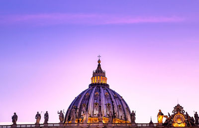 View of temple building against sky in city