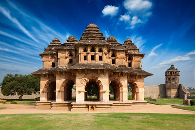 Lotus mahal in hampi, india