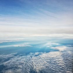 Aerial view of seascape