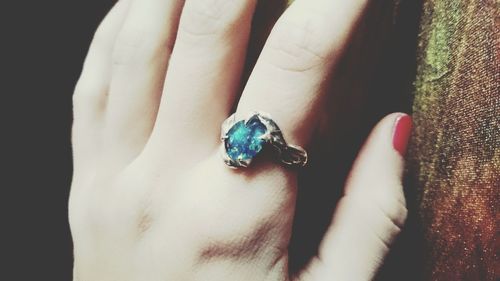 Close-up of human hand