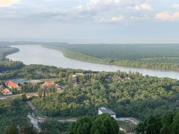 The view from the top of hill .pictures taken after hiking 