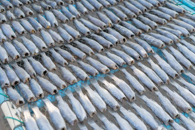 Full frame shot of roof tiles