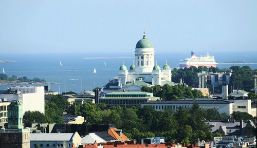 Buildings in city