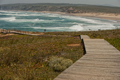 Footpath by sea