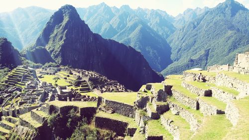 Scenic view of mountains
