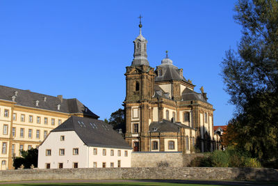 View of church against blue sky